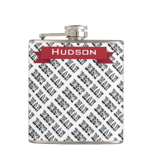 Personalized Best Man Flask