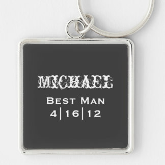 Personalized Best Man Keychain