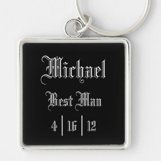 Personalized Best Man Keychain
