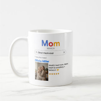 Personalized best Mom Custom Photo, Name & Message Coffee Mug