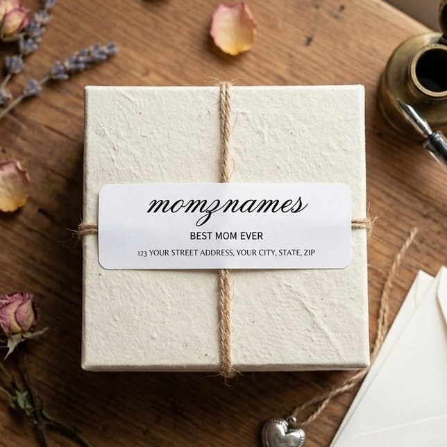 Personalized Best Mom Ever Calligraphy Name (Creator Uploaded)