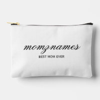 Personalized Best Mom Ever Calligraphy Name