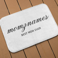 Personalized Best Mom Ever Calligraphy Name