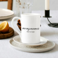 Personalized Best Mom Ever Calligraphy Name