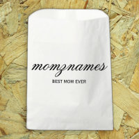 Personalized Best Mom Ever Calligraphy Name