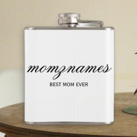 Personalized Best Mom Ever Calligraphy Name