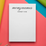 Personalized Best Mom Ever Calligraphy Name Letterhead<br><div class="desc">Celebrate the special moms in your life with our Personalized Best Mom Ever Calligraphy Name design, perfect for Mother's Day, birthdays, or any occasion to show your love. This elegant and customizable gift is ideal for all moms—whether they’re the world's best mom ever, dog mom, cat mom, or bonus mom!...</div>