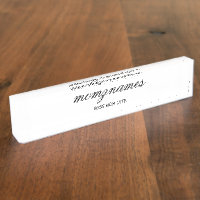 Personalized Best Mom Ever Calligraphy Name