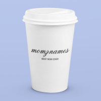 Personalized Best Mom Ever Calligraphy Name
