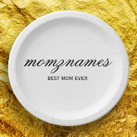 Personalized Best Mom Ever Calligraphy Name