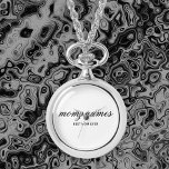 Personalized Best Mom Ever Calligraphy Name Watch<br><div class="desc">Celebrate the special moms in your life with our Personalized Best Mom Ever Calligraphy Name design, perfect for Mother's Day, birthdays, or any occasion to show your love. This elegant and customizable gift is ideal for all moms—whether they’re the world's best mom ever, dog mom, cat mom, or bonus mom!...</div>
