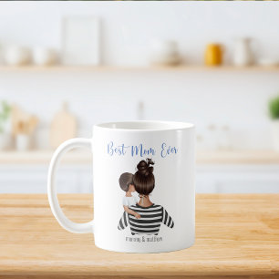 Personalized Best Mom Ever Custom Name Coffee Mug