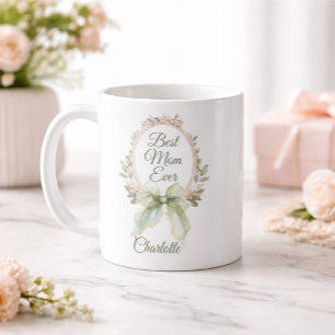 Personalized Best Mom Ever Mug with Name