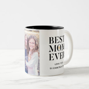Personalized Best Mom Ever Photo Coffee Mug