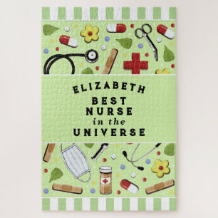 Personalized Best Nurse Jigsaw Puzzle