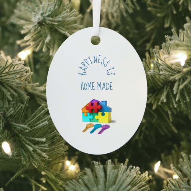 Personalized Best Real Estate Agent Ever Metal Ornament (Insitu)