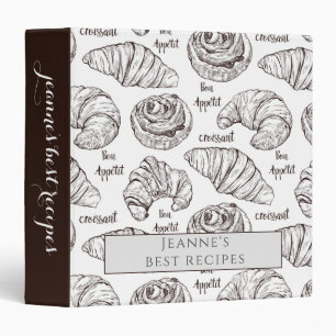 Personalized Best Recipes Desserts Binder