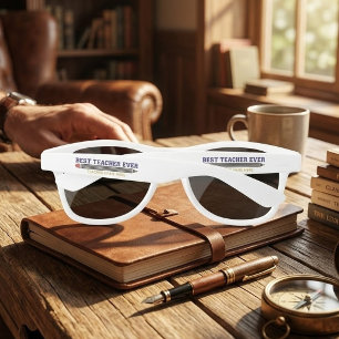 Personalized Best Teacher Ever - Customized Gift Sunglasses