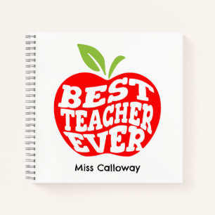 Personalized Best Teacher Ever Notebook