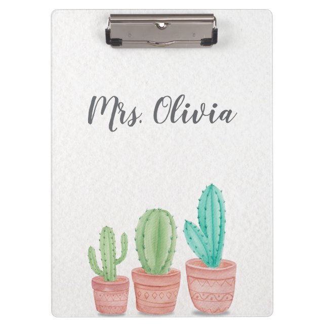 Personalized Best Teacher Gift Clipboard (Front)