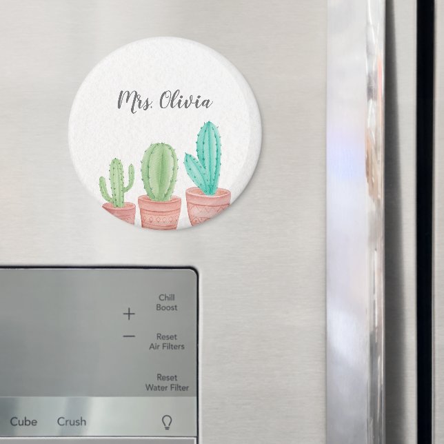 Personalized Best Teacher Gift Magnet (In Situ (Fridge))