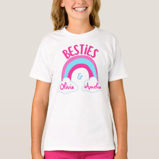 Personalized Besties BFF Best Friends T-Shirt