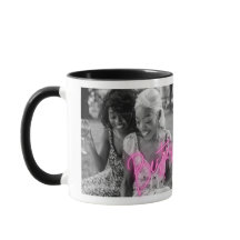 Personalized "Besties" Black and White Photo