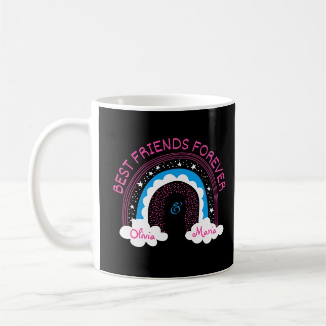 Personalized BFF  Add Photo And Name Mug (Left)