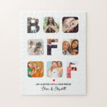 Personalized BFF Gifts Custom Photo Collage Bestie Jigsaw Puzzle<br><div class="desc">Personalized BFF Gifts Custom Photo Collage Bestie</div>
