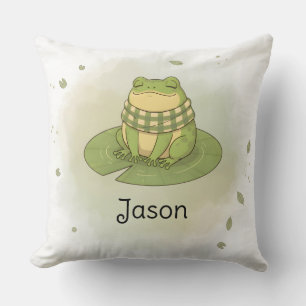 Personalized BG 1 Zochi Sleeps Throw Pillow