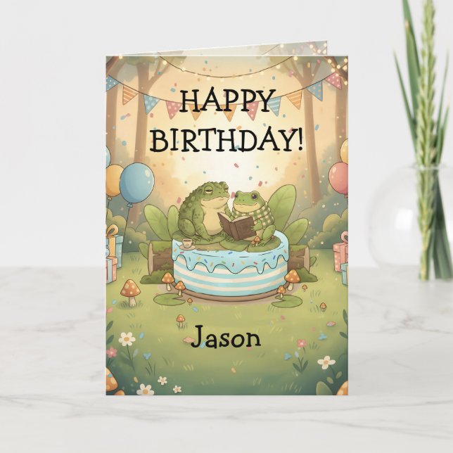 Personalized BG 5 Mossy the Toad Card (Front)