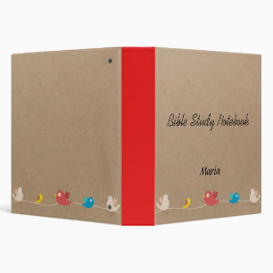Personalized Bible Study  Binder