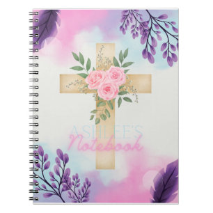 Personalized Bible Study Notebook - Watercolour