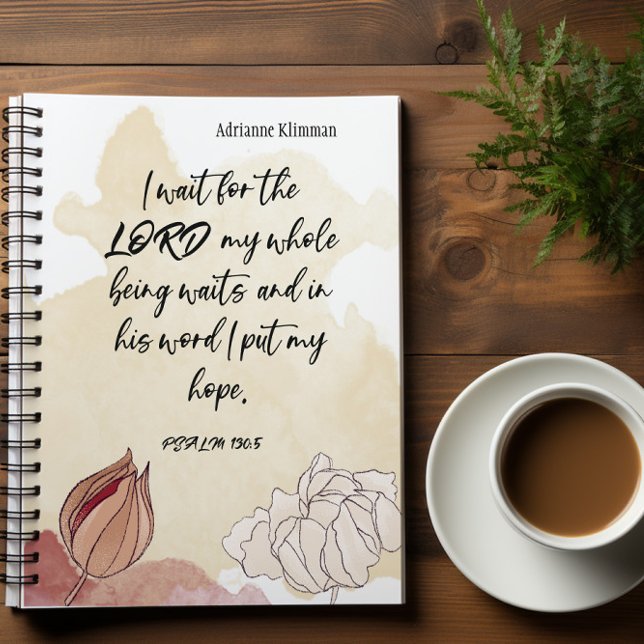 Personalized Bible Verse Artistic Notebook (Creator Uploaded)