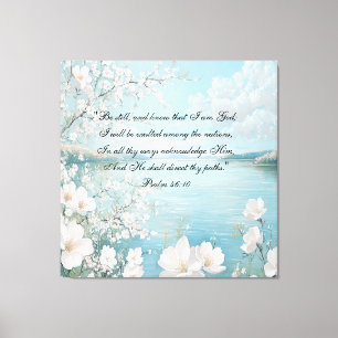 Personalized Bible Verse Floral Wall Art