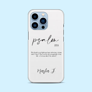 Personalized Bible Verse Simple  iPhone 13 Case