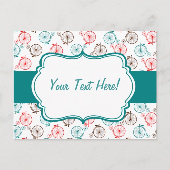 Personalized Bicycle Card (Front)