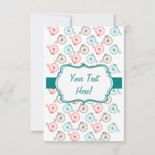 Personalized Bicycle Card