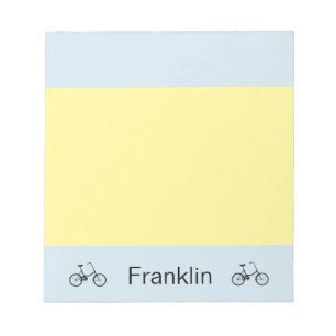 Personalized Bicycle Notepad