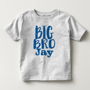 Personalized BIG BRO Blue Toddler T-shirt