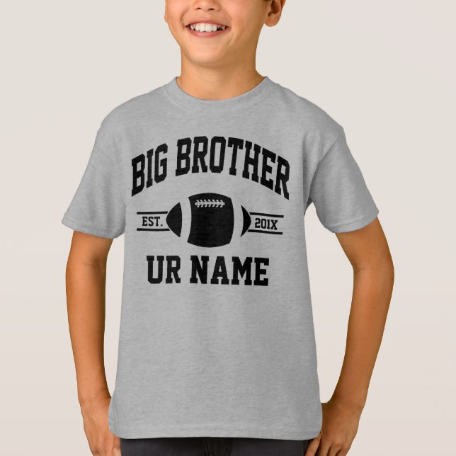 Personalized Big Brother Name T-Shirt (Front)