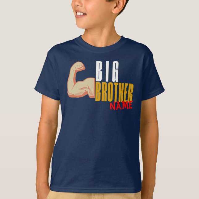 Personalized Big Brother Pregnancy Announcement T-Shirt (Front)