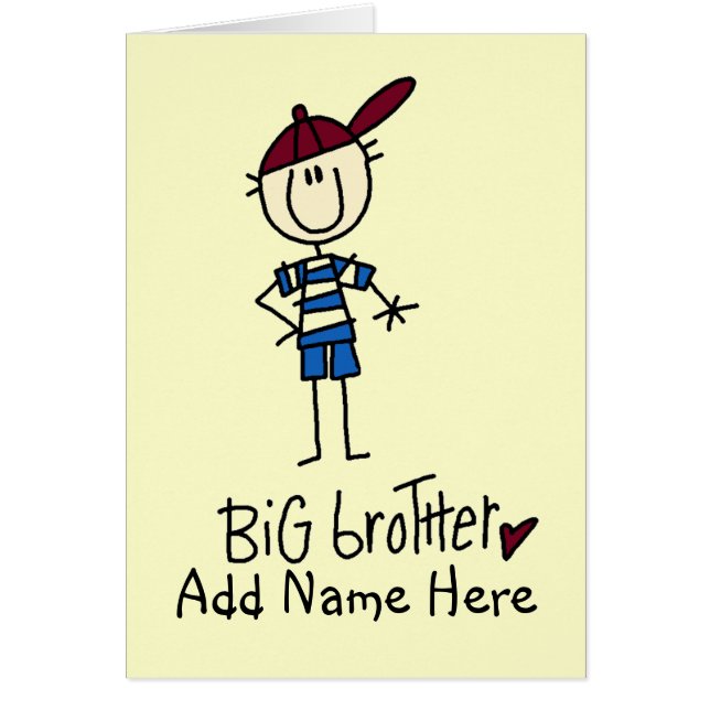 Personalized Big Brother Tshirts and Gifts (Front)