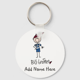 Personalized Big Brother Tshirts and Gifts Keychain