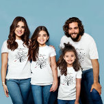 Personalized Big Family Tree (20 names) T-Shirt<br><div class="desc">A "Family Keepsake" T-shirt with a stencil-art black tree holding 20 names. You can fit 20 family member's names on this shirt, and you are able to edit all the text on the front and on the back. This would be a perfect Family Reunion Shirt. Your family will love it...</div>