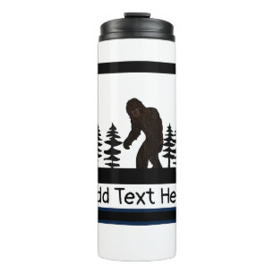 Personalized  Big Foot Sasquatch Yeti Swamp Ape   Thermal Tumbler