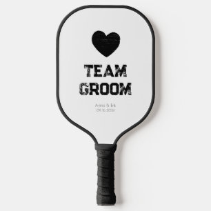 Personalized Big Heart Pickleball Paddle