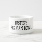 Personalized Big Man Bowl