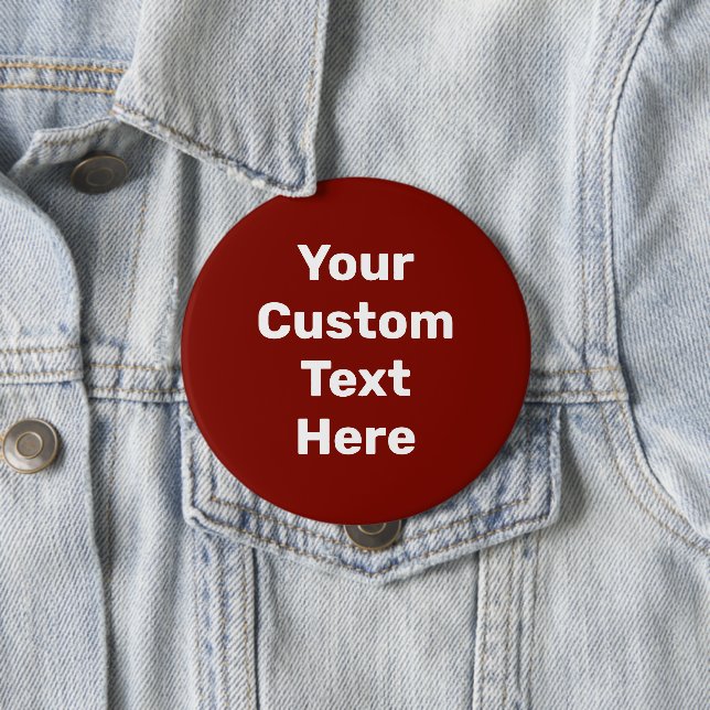 Personalized Big Pin-On Button (In Situ)