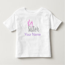 Personalized Big Sister Shirt